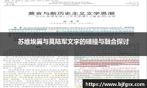苏维埃翼与莫陆军文字的碰撞与融合探讨